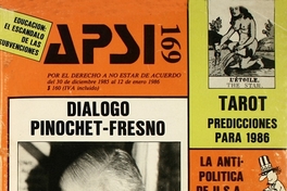 Apsi: n° 169-175, 30 de diciembre de 1985 a 24 de marzo de 1986