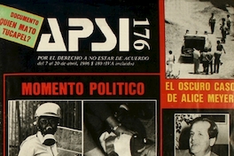 Apsi: nº 176-181, 7 de abril a 16 de junio de 1986