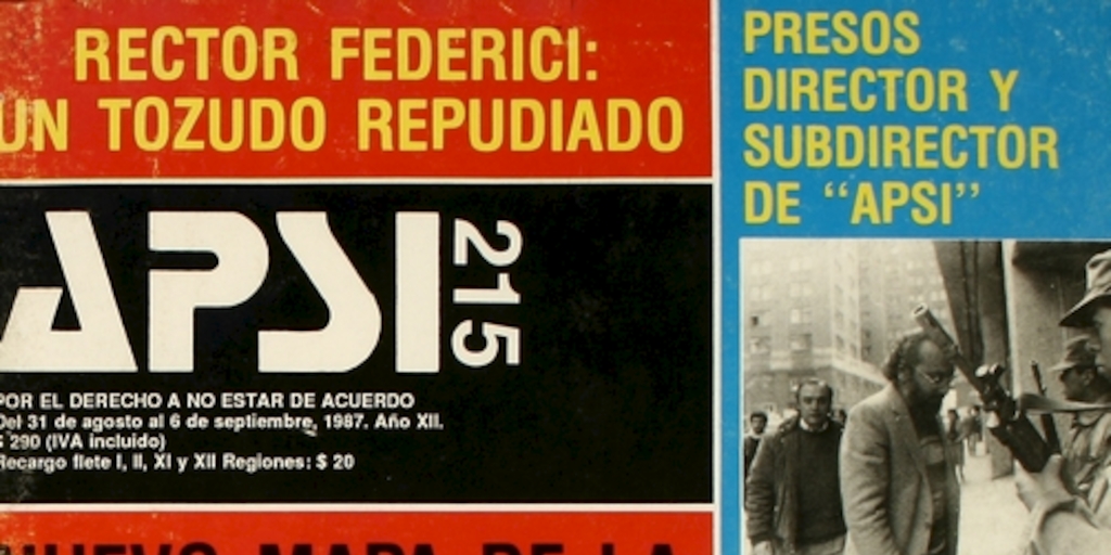 Apsi: n° 215-223, 31 de agosto a 26 de octubre de 1987