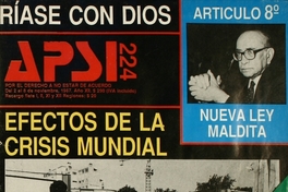 Apsi: n° 224-232, 2 de noviembre a 28 de diciembre de 1987