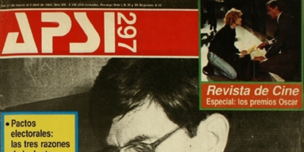 Apsi: n° 297-310, 27 de marzo a 26 de junio de 1989