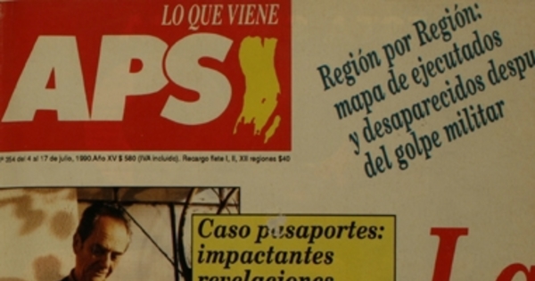 Apsi: n° 354-362, 4 de julio a 26 de septiembre de 1990