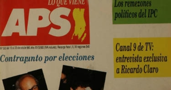 Apsi: n° 363-372, 10 de octubre a 31 de diciembre de 1990