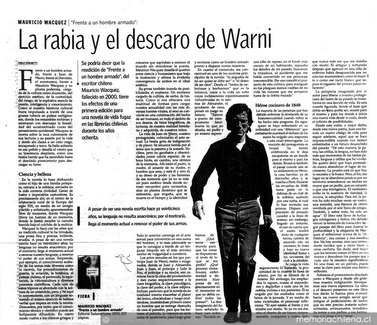 La rabia y el descaro de Warni