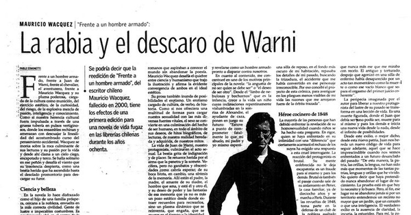 La rabia y el descaro de Warni