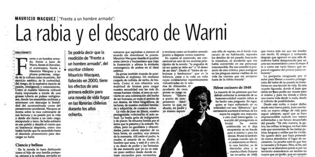 La rabia y el descaro de Warni