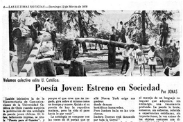 Poesía joven: estreno en sociedad