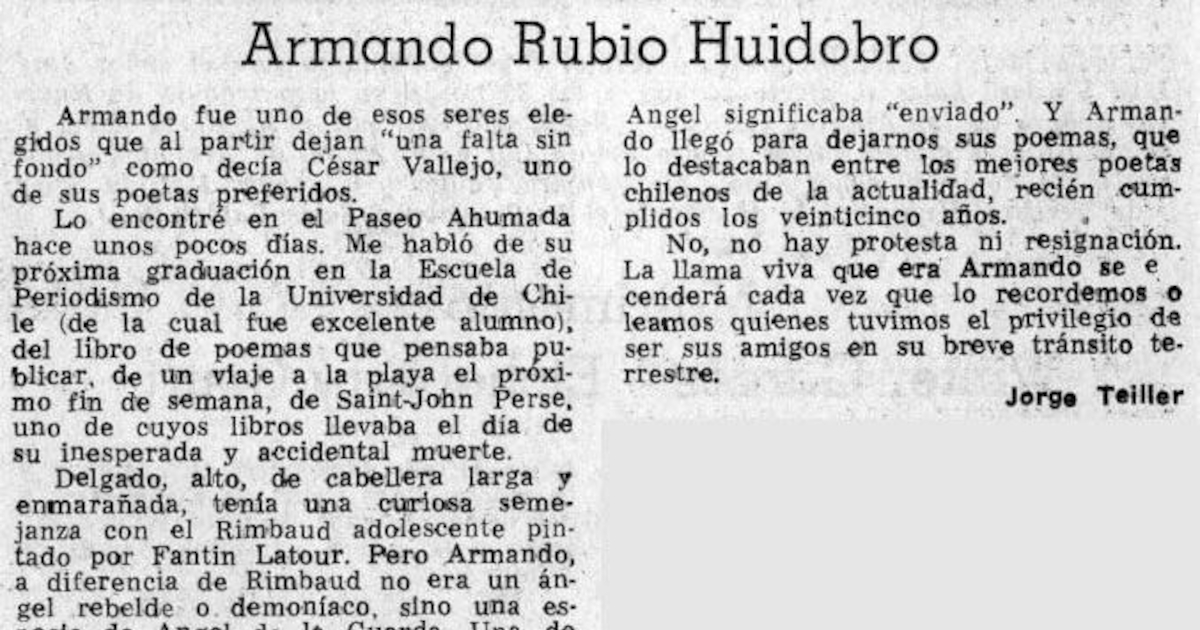 Armando Rubio Huidobro