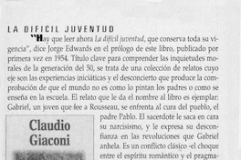 La difícil juventud