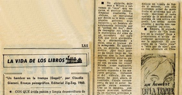 La vida de los libros: "Un hombre en la trampa (Gogol)"