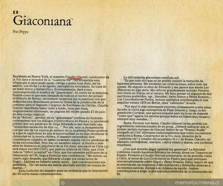 Giaconiana