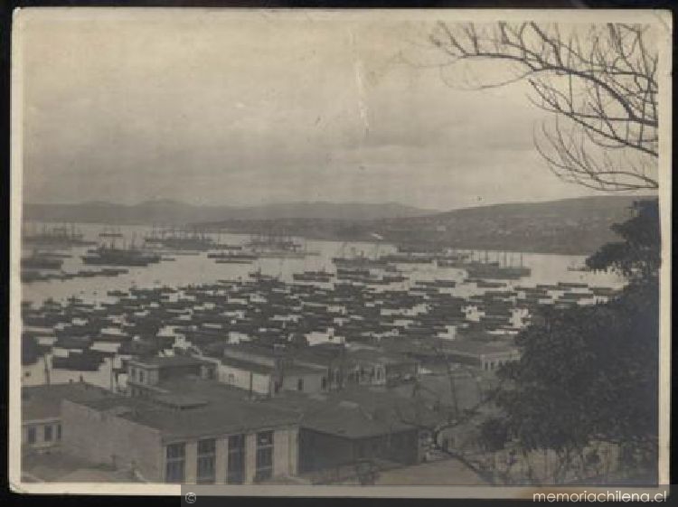 Bahía de Valparaíso, 18 de septiembre 1910