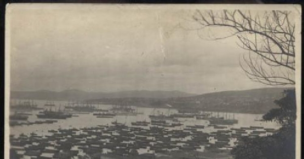 Bahía de Valparaíso, 18 de septiembre 1910