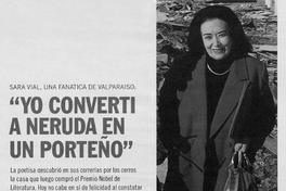 Yo convertí a Neruda en un porteño