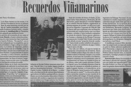 Recuerdos viñamarinos
