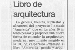 Libro de arquitectura