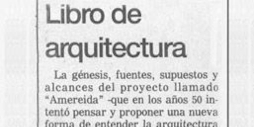 Libro de arquitectura