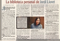 La Biblioteca personal de Jordi Lloret