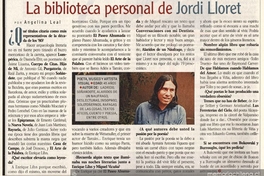 La Biblioteca personal de Jordi Lloret