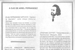 A ojo con Ariel Fernandez