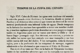 Tiempos de La Cueva del Chivato