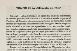 Tiempos de La Cueva del Chivato