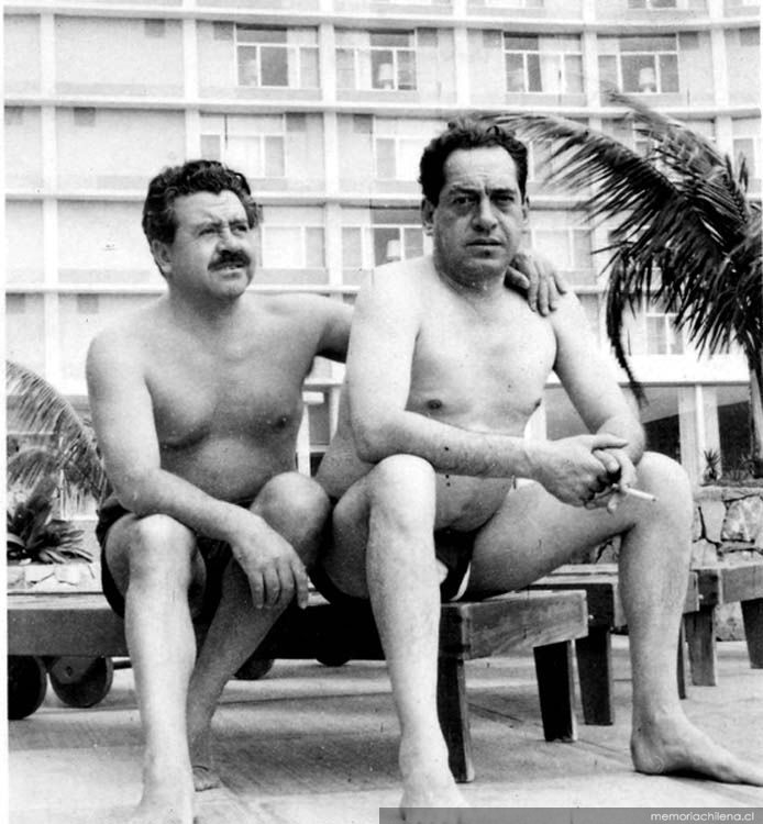 Luis Hernández Parker con Tito Mundt en La Habana, 1959