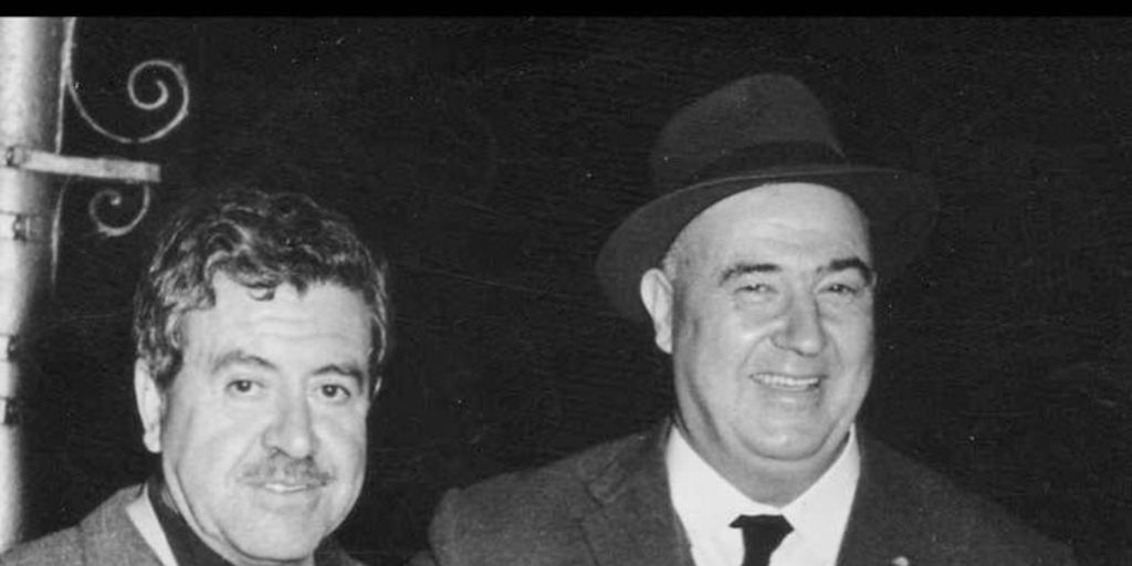 Hernández Parker con Guillermo del Pedregal, 1957