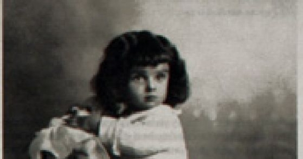 Matilde Pérez Cerda en su infancia