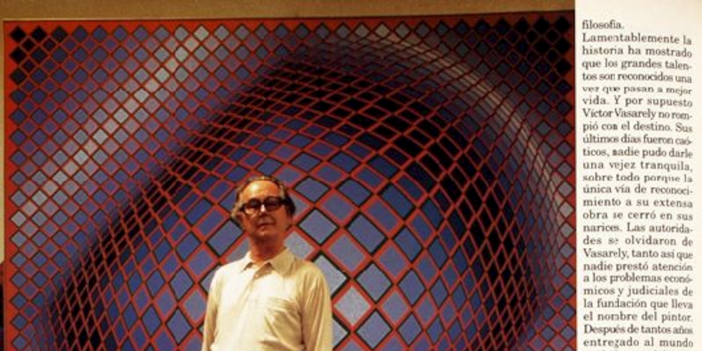 Víctor Vasarely : la triste muerte de un genio