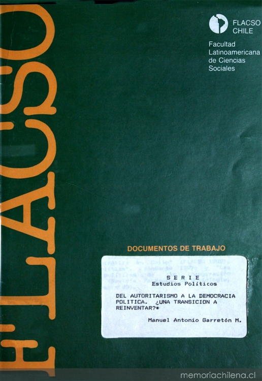 Del autoritarismo a la democracia política: una transición a reinventar?