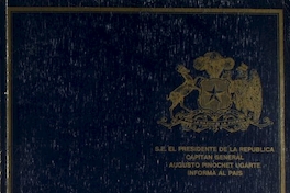 Mensaje Presidencial: 11 septiembre 1987 - 11 septiembre 1988