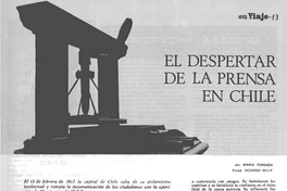 El despertar de la prensa en Chile