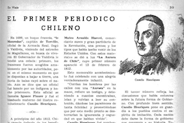 El primer periódico chileno