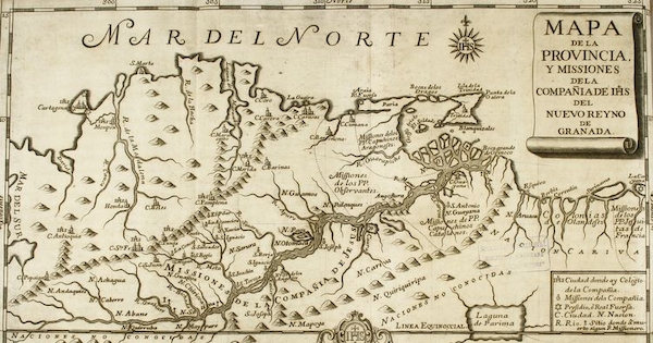 Mapa de la provincia y missiones de la Compañía de Jesús del Nuevo Reyno de Granada, 1741