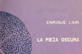 La pieza oscura : 1855-1962