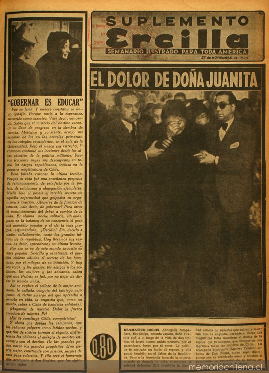 Ercilla : n° 344, 27 de noviembre 1941 : suplemento especial