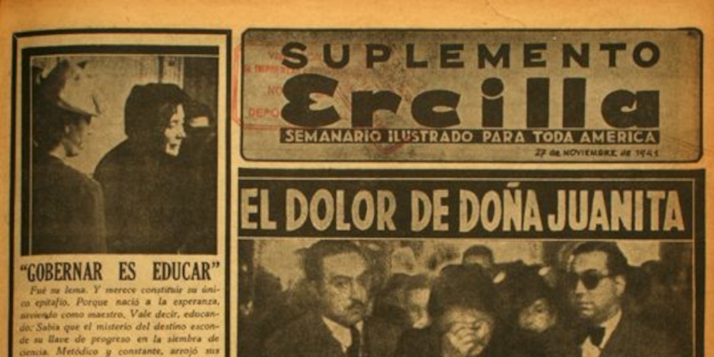 Ercilla : n° 344, 27 de noviembre 1941 : suplemento especial