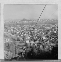 Panorámica de la ciudad, desde el funicular del cerro San Cristóbal