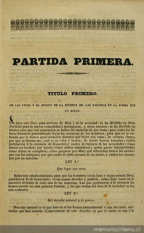 Las siete partidas