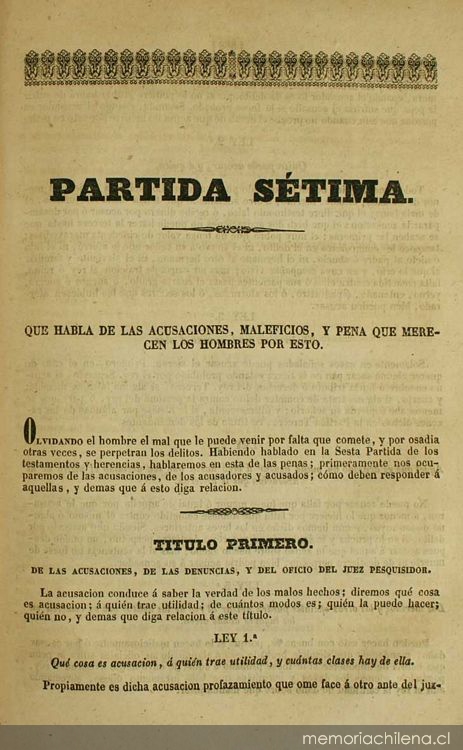 Las siete partidas