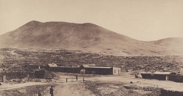 Pulpería y "calicheras", Oficina Salitrera Sacramento, Tarapacá, 1889