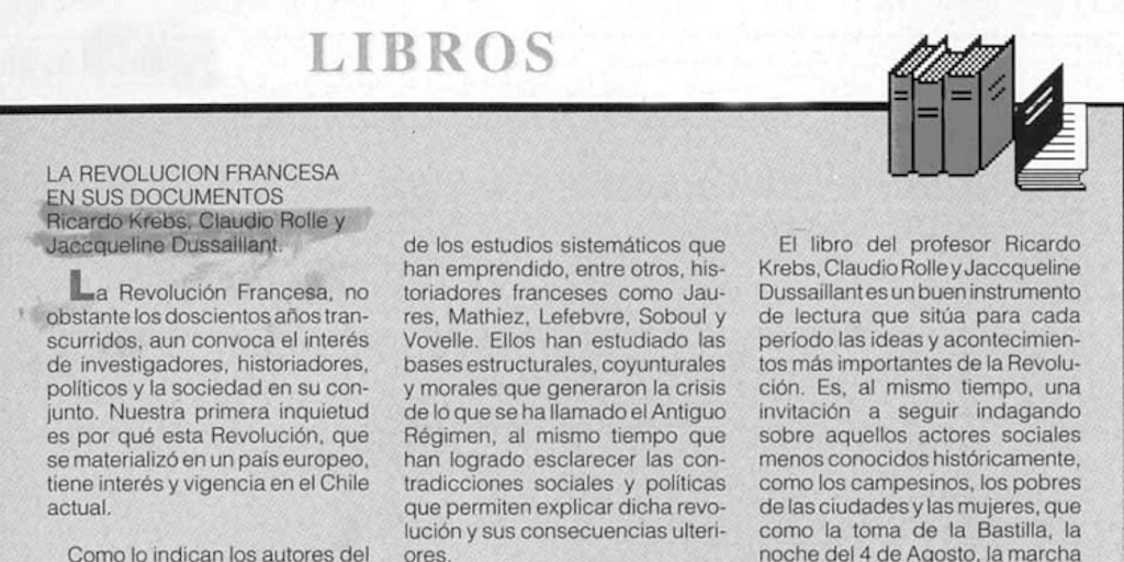 La revolución francesa en sus documentos