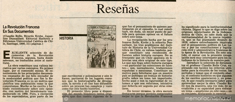 La revolución francesa en sus documentos