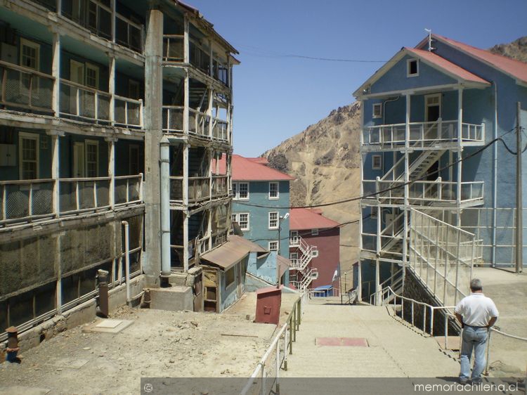 Campamento Minero Sewell, habitaciones de familias mineras, 2007