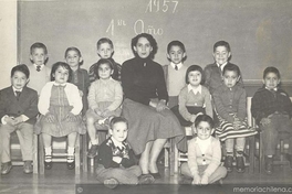 Curso de primer año : niños de Sewell, 1957