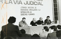 Jornada Nacional de abogados vinculados a la defensa de los derechos humanos, noviembre de 1980