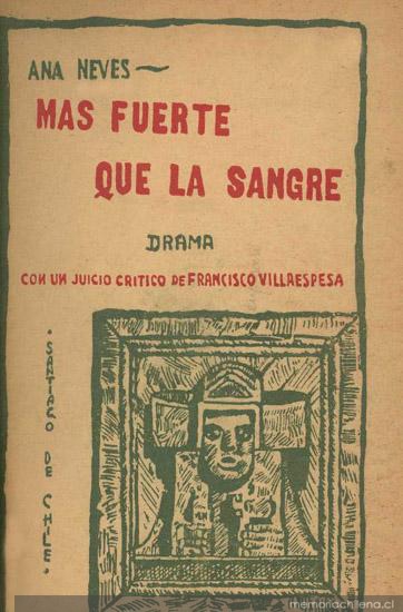 Más fuerte que la sangre : drama en tres actos