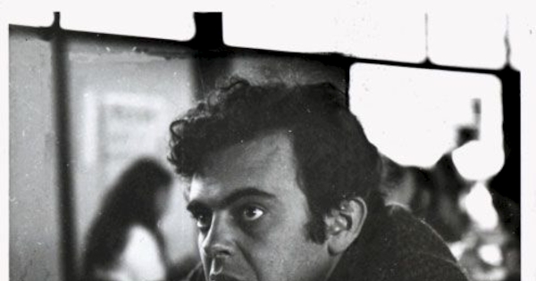 El cineasta brasileño Glauber Rocha, invitado al Festival de Cine de Viña del Mar, 1967