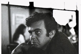 El cineasta brasileño Glauber Rocha, invitado al Festival de Cine de Viña del Mar, 1967